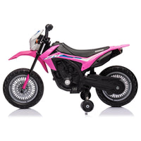 Garvee Ride - P Series: Kids Electric Ride on Motorcycle, Licensed Honda Battery Powered Motorbike Toy, with Training Wheels, Rechargeable Battery, Headlight, Engine Sounds, for Children Girls Boys - Pink