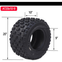 Garvee AT20x10-9-6PR TL EOS Garvee Atv Tires, AT20x10-9-6PR Compatible for
