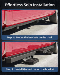 Garvee Running Boards Compatible with 2019-2025 Dodge Ram 1500  (Exclude 2019-2025 Ram 1500 Classic) Crew Cab Nerf Bars Side Steps for Ram 1500 2019-2025