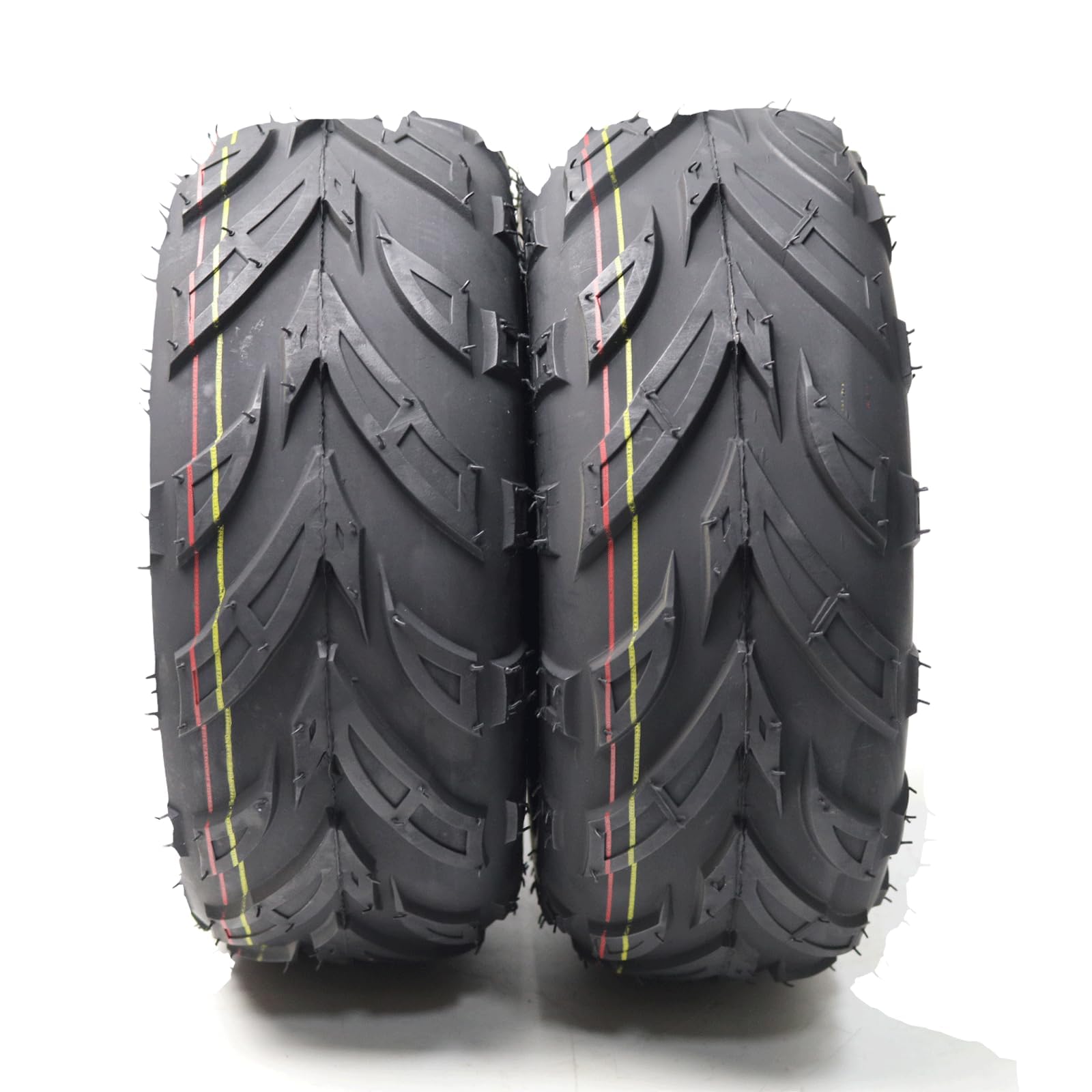 Garvee 16x6-8 ATV Tires, 4PR All Terrain 16x6-8 TL QD116 ATV UTV Trail Sand Mud Off-Road Tires (Pack of 2, Tubeless)