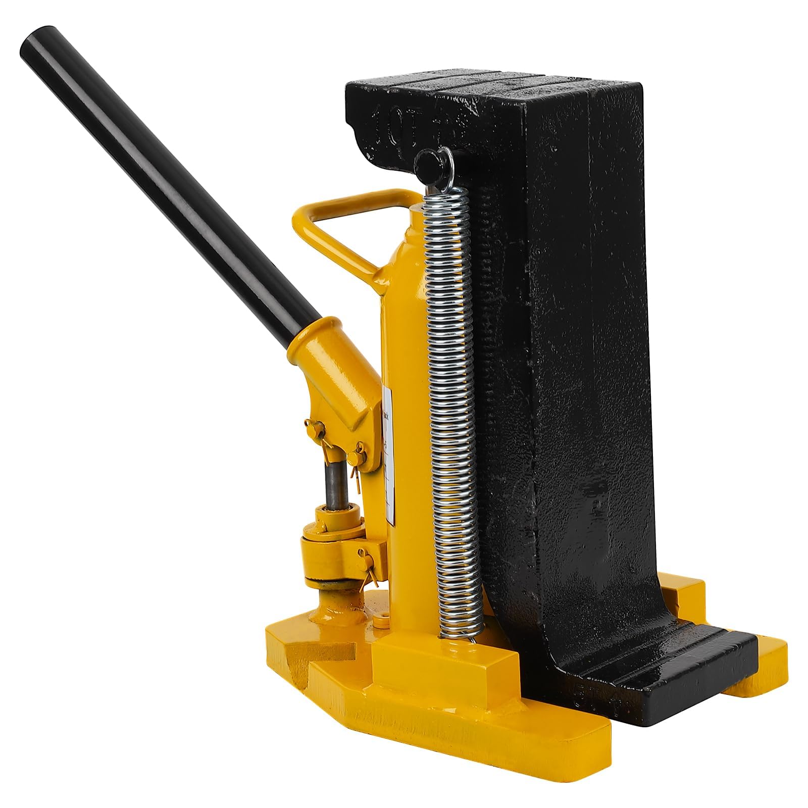 Garvee Toe Jack - 10 Ton Toe Lift, 20 Ton Top Lift, Hydraulic Jack with Manual Pump, Air Hydraulic for Machinery, Industry, Yellow