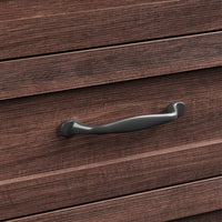 Garvee 5 Dresser for Bedroom, 41" Tall Dresser, Vertical Drawer Dresser with Storage Freestanding, Wooden Closet Dresser Storage Dresser Chest for Living Room, Bedroom, Entryway, Walnut