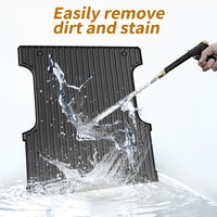 Garvee 4FT Truck Bed Mat for Hyundai Santa Cruz 2022-2025, Heavy Duty All-Weather TPE, Custom Fit, Easy Clean, Durable Pickup Trunk Liner