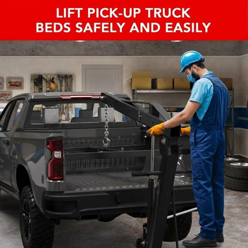 Garvee Truck Bed Lifter Box, Heavy-Duty Lift Support for Pickup Trucks, 800 lbs Weight Capacity, Ideal for Truck Beds, Black