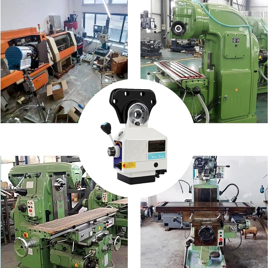 Garvee X-Axis Power Feed for Power Milling Machines, Adjustable Speed Table Milling Machine Power Feed, Perfect for Bridgeport and Similar Knee-Type Mills, 450 LB Torque, 110V, 0-200PRM