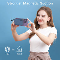 Garvee Wireless Portable Charger with Built in Cable， 10000mAh Magnetic Power Bank PD 20W Mag-Safe Battery Pack for iPhone 14/13/12