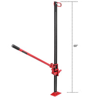 Garvee 60" High Lift Farm Jack 7000lb Capacity Ratcheting Mechanism High-Strength Steel Rust-Resistant Multi-Tool Off-Road Utility