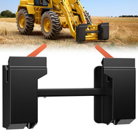 Garvee Universal Adjustable Skid Steer Adapter Quick Attach Tach Attachment Conversion Plate Adapter Compatible for Bobcat Kubota