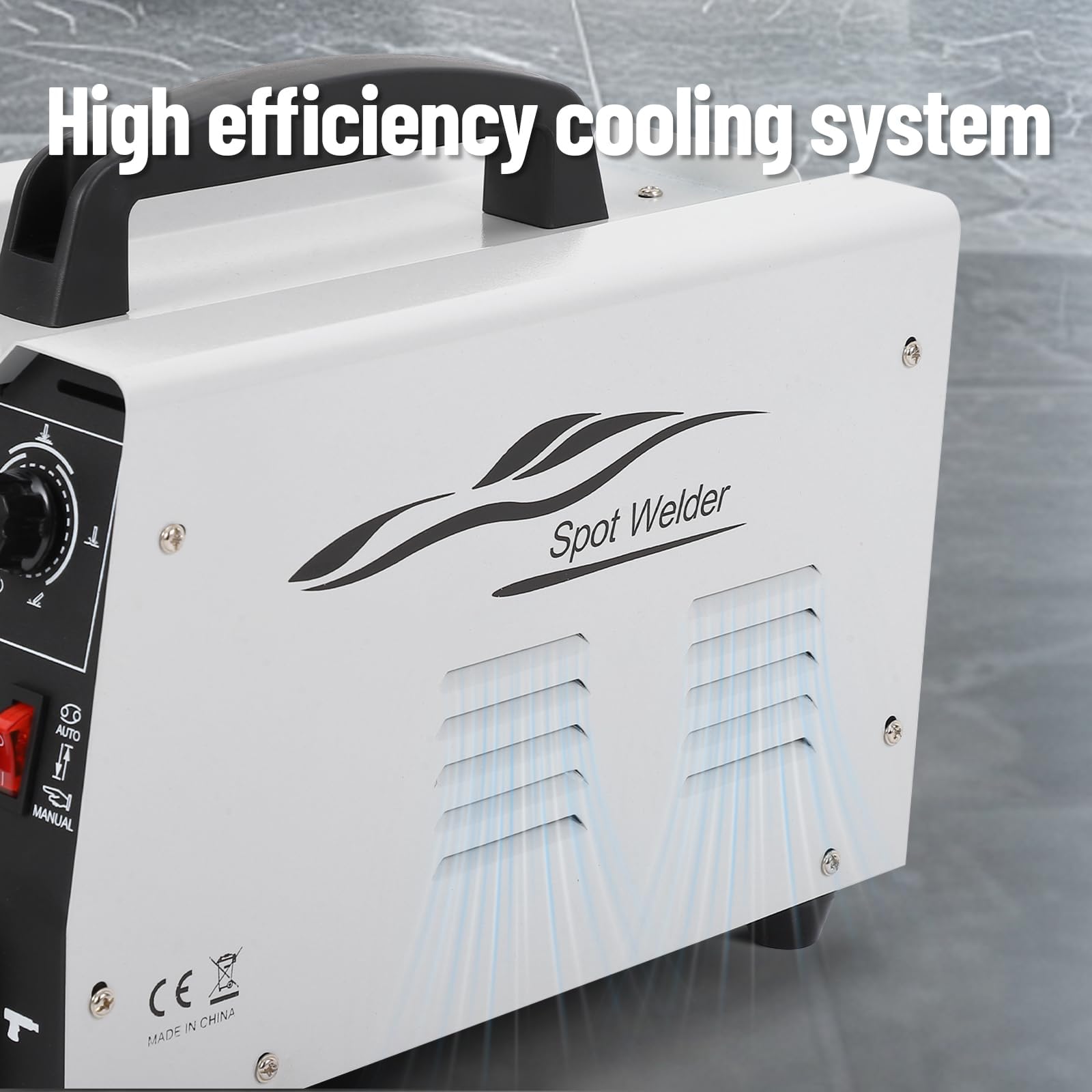 Garvee Stud Welder Dent Repair Kit - 110V Spot Welding Machine with Slide Hammer Dent Puller, Professional Dent Removal Kit for Auto Body Dent Repair, Electric Dent Puller Machine 6 Welding Modes