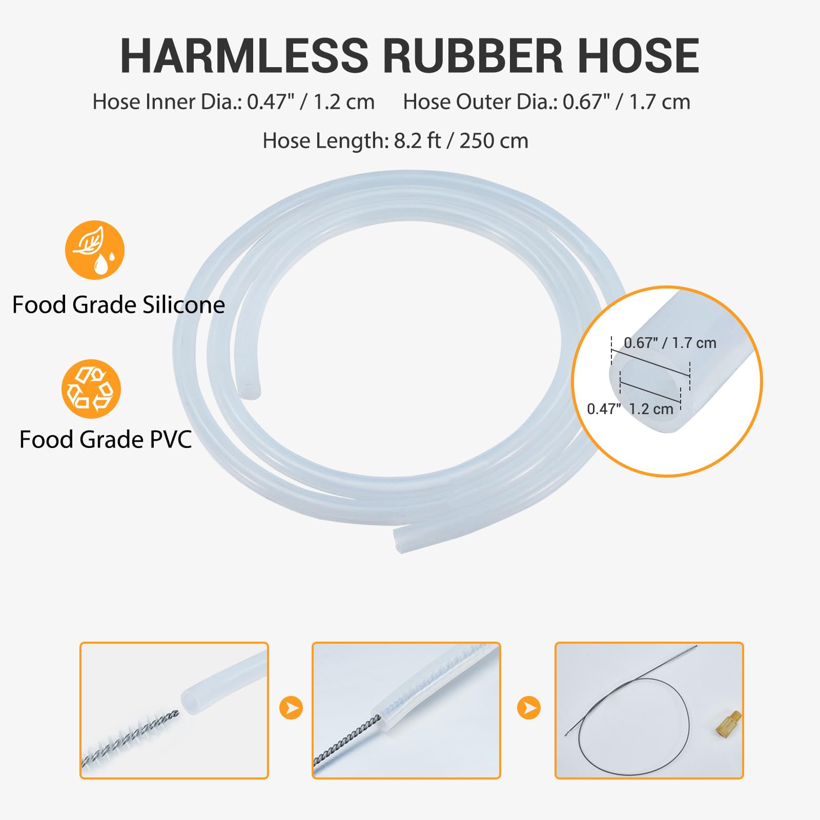 Garvee 6.6 Gal/25L Portable Cow Milking Machine, Electric Milking Machine with 304 Stainless Steel Bucket, Automatic Pulsation Vacuum Milker with Food-Grade Silicone Cups and Tubes, for Cows and Goats