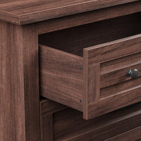 Garvee 5 Dresser for Bedroom, 41" Tall Dresser, Vertical Drawer Dresser with Storage Freestanding, Wooden Closet Dresser Storage Dresser Chest for Living Room, Bedroom, Entryway, Walnut