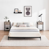 Garvee 6 Inch Low Queen Bed Frame Heavy Duty Metal Mattress Foundation Platform Sturdy Steel Slat No Box Spring Needed, Easy Assembly, Noise Free - Black|6 Inch Hight