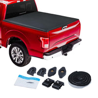 Garvee Soft Tri-Fold Truck Bed Tonneau Cover Compatible with 2022-2025 Toyota Tundra SR5 DBC Cab Single Cab 6.5ft Bed | New Upgrade