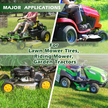 Garvee 20x8.00-8 Mower Tire 2Pcs for Garden Tractors & Riding Mowers