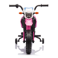 Garvee Ride - P Series: Kids Electric Ride on Motorcycle, Licensed Honda Battery Powered Motorbike Toy, with Training Wheels, Rechargeable Battery, Headlight, Engine Sounds, for Children Girls Boys - Pink