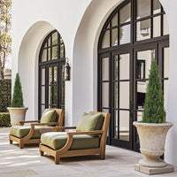 Garvee Artificial Cedar Topiary Trees for Home Decor, 4ft Fake Cypress Trees Potted Faux Evergreen Plants for Outdoor Indoor Front Porch Garden Set of 2