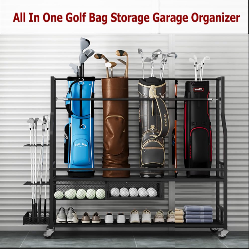 Garvee Golf Bag Storage Organizer - Thumbnail 2