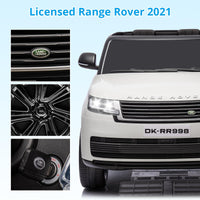 Garvee Ride - P Series: 24V 2-Seater Land Rover Ride-On Car For age 3+, With MP3, 3 Speeds, Remote Control, LED, 4-Wheel Suspension - White