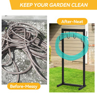 Garden Hose Holder Water Hose Holder with 6 Hooks - GARVEE