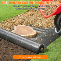 3.2oz 6.5*300ft Premium Landscape Fabric, Weed Block Pro - GARVEE
