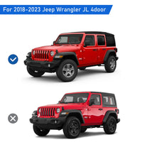 Garvee Running Boards, Side Steps Compatible for 2018-2023 Jeep Wrangler JL 4-Door Black (Excl JK Model)