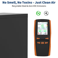 Garvee 72" Metal Storage Cabinet - Rolling Garage Cabinet with Locking Doors, 2 Drawers, 3 Adjustable Shelves, 0.6mm Cold-Rolled Steel, Lockable Wheels, Mobile Design for Garage and Office, Black