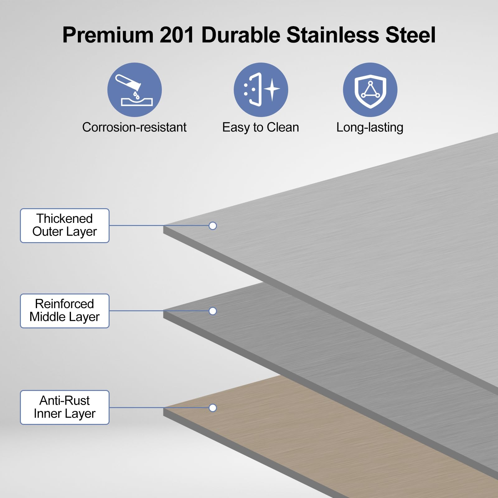 GARVEE 30"L x 18"W x 37"H Stainless Steel Work Table with Caster Wheels - Heavy-Duty Food Prep Table with Adjustable Undershelf for Kitchen, Laundry, and Hotel Use