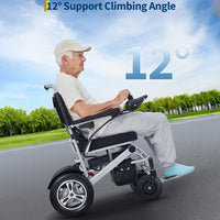 GARVEE 330 lb Capacity Electric Wheelchair for Adults – 30 Mile Battery Range, Foldable Lightweight Design, All-Terrain Mobility Chair