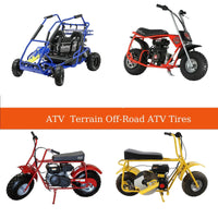 Garvee 16x6-8 ATV Tires, 4PR All Terrain 16x6-8 TL QD116 ATV UTV Trail Sand Mud Off-Road Tires (Pack of 2, Tubeless)