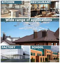 Garvee Chimney Cap, 12x12 Inches Square Chimney Cover, Stainless Steel Fireplace Chimney Caps with Adjustable Bottom, Mesh Covers for Outside Existing Clay Flue, Silver