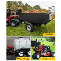 Garvee 5.30-12 Trailer Tires, 2 Pack, Load Range C 6PLY, Max Load 475 LBS @ 80 PSI, Tread Depth 6mm, Spoke Wheel,Suitable for All Kinds of Small and Light Trailers