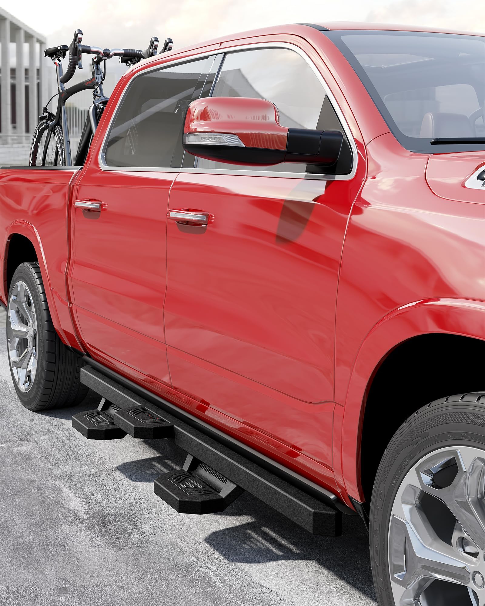 Garvee Running Boards Compatible with 2019-2025 Dodge Ram 1500  (Exclude 2019-2025 Ram 1500 Classic) Crew Cab Nerf Bars Side Steps for Ram 1500 2019-2025