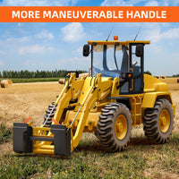 Garvee Universal Adjustable Skid Steer Adapter Quick Attach Tach Attachment Conversion Plate Adapter Compatible for Bobcat Kubota