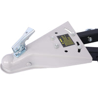 Garvee Tow Bar for Vehicles, 5000 lbs Capacity Adjustable Towing Bar with Bumper Mount, 2 Chains, and Universal Coupler for 2-Inch Ball Hitch, Fits Jeeps, Trucks, SUVs, RVs, Boats, and Trailers