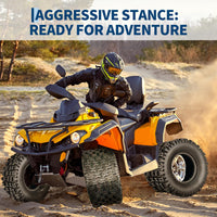 Garvee 20x11-9 Sport Racing ATV Tires - Tubeless Knobby Tread Off-Road Tires, Black