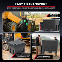 Garvee Portable Fuel Tank, 48 Gallon Diesel & Gasoline Transfer Tank With 12V Electric Pump, 10 GPM Flow Rate, 13ft Hose, Auto Fueling Nozzle , Fuel Transfer Tank for Easy Transportation, Black