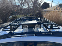 Garvee 50"x38"x6.3" Rooftop Cargo Basket, 165 lbs Capacity Lightweight Anti-Rust Roof Rack for SUVs, Cars & Trucks