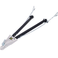 Garvee Tow Bar for Vehicles, 5000 lbs Capacity Adjustable Towing Bar with Bumper Mount, 2 Chains, and Universal Coupler for 2-Inch Ball Hitch, Fits Jeeps, Trucks, SUVs, RVs, Boats, and Trailers