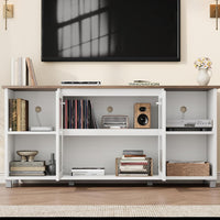 Garvee TV Stand With Glass