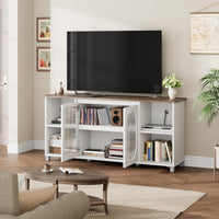 Garvee TV Stand With Glass