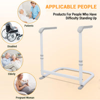 Garvee Stand Assist Aid for Elderly, Support Up to 300Lbs, Adjustable Chair Couch Stand Assist for Home Hospital, Bed Toilet Chair Lift Assist for Seniors, Patients and Disabled, Grey