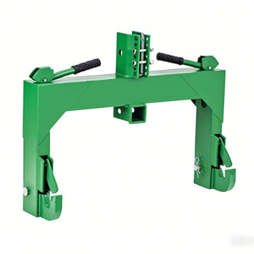Garvee Upgraded 3-Point Quick Hitch Adapter, Fits Category 1 & 2 Tractors, 3000 lbs Capacity, 2" Receiver, 28" Lower Arm Width, 15-18" Adjustment