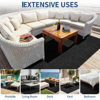 Garvee Marine Carpet, 6x18 ft Waterproof Boat Carpet with Non-Slip TPE Backing, 0.2” Thick Indoor Outdoor Marine Carpet Roll for Patio, Deck, Porch, RV, Yacht