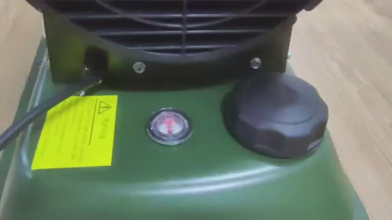 Garvee 80000 BTU Forced Air Diesel and Kerosene Heater, Thermostat Control, Portable for Outside, Jobsite, Garage, Construction, Green