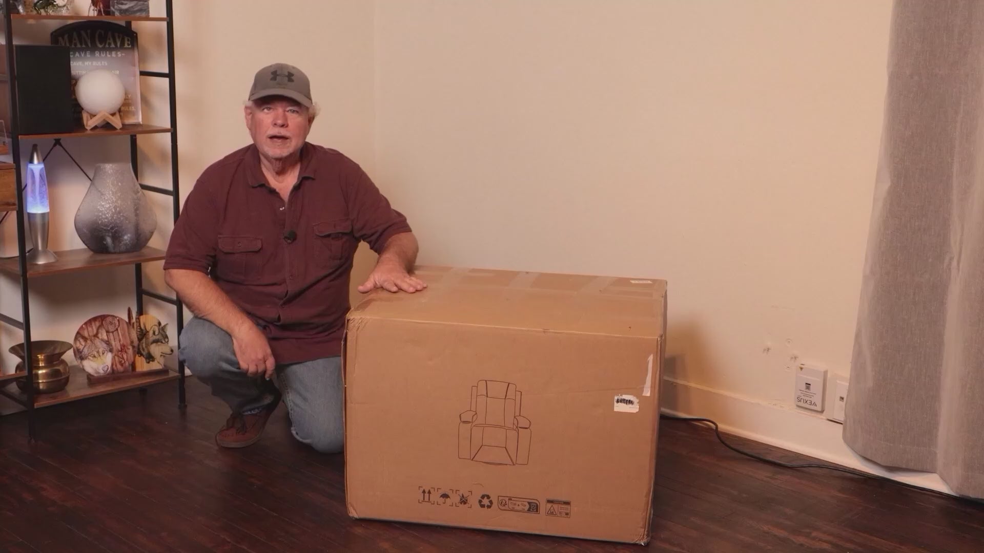 Garvee Power Lift Recliner Chair - Heat and Massage, Adjustable Back and Legs, PU Leather Electric Lift Chair Designed for Mobility Aid Elderly Relaxation, Grey