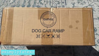 Garvee Portable Dog Car Ramp, 63"×17" Wide Folding Pet Ramp for Large Dogs with Non-Slip Surface Portable Dog Car Ramp for SUV Car, RVs & Truck, Outdoor Dog Ramp Up to 250 LBS