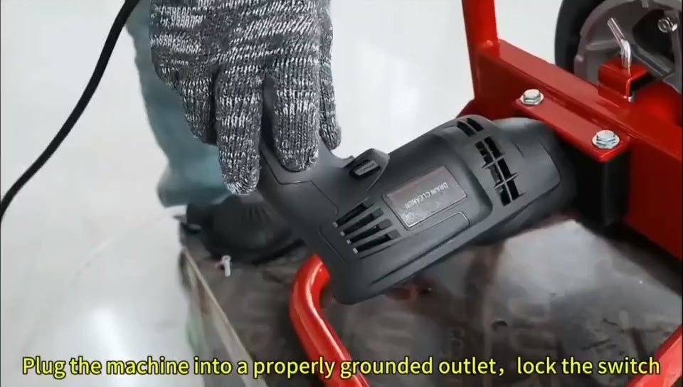 Garvee 50Ft x 5/16 Inch Drain Cleaner Machine, Electric Drain Auger Professional for 3/4 to 3 Inch Pipes