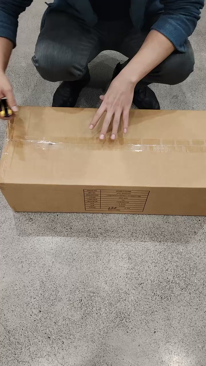 Garvee Drywall Sander, 710W Electric Sander Tool with Variable Speed 800-1700RPM, 6.6ft Dust Hose with LED Light, Extendable & Foldable Handle, 6 Pcs Sanding Discs, Carrying Bag