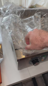 Garvee 30-Inch Commercial Electric Grill 3000 Watts Non-Stick Stainless Steel Adjustable Temp 122°F-572°F for Home & Restaurant(NO PLUG)