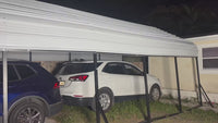 Garvee Heavy Duty Carport 13x26 Oversized Metal Shelter Galvanized Steel Frame & Roof Wind & Snow Resistant Outdoor Garage for Boats SUVs Trucks